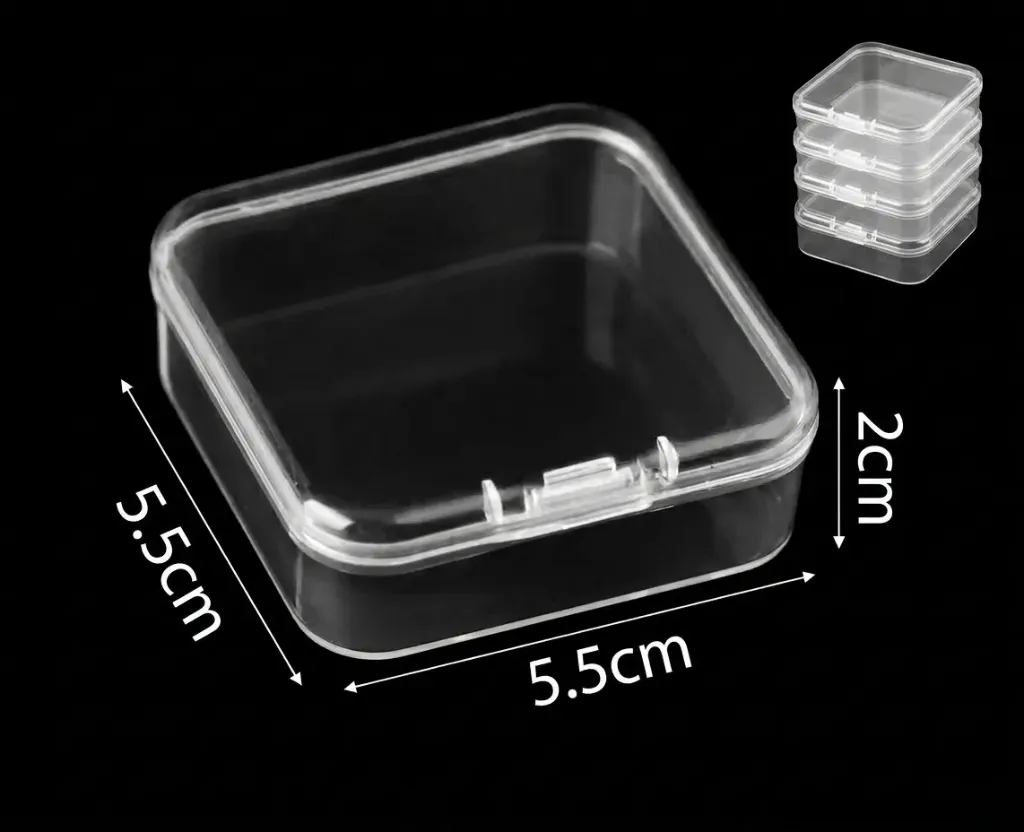 [VAR-0082-4] Cajas transparentes (Mod A. (5,5 x 5,5 x 2 cms))