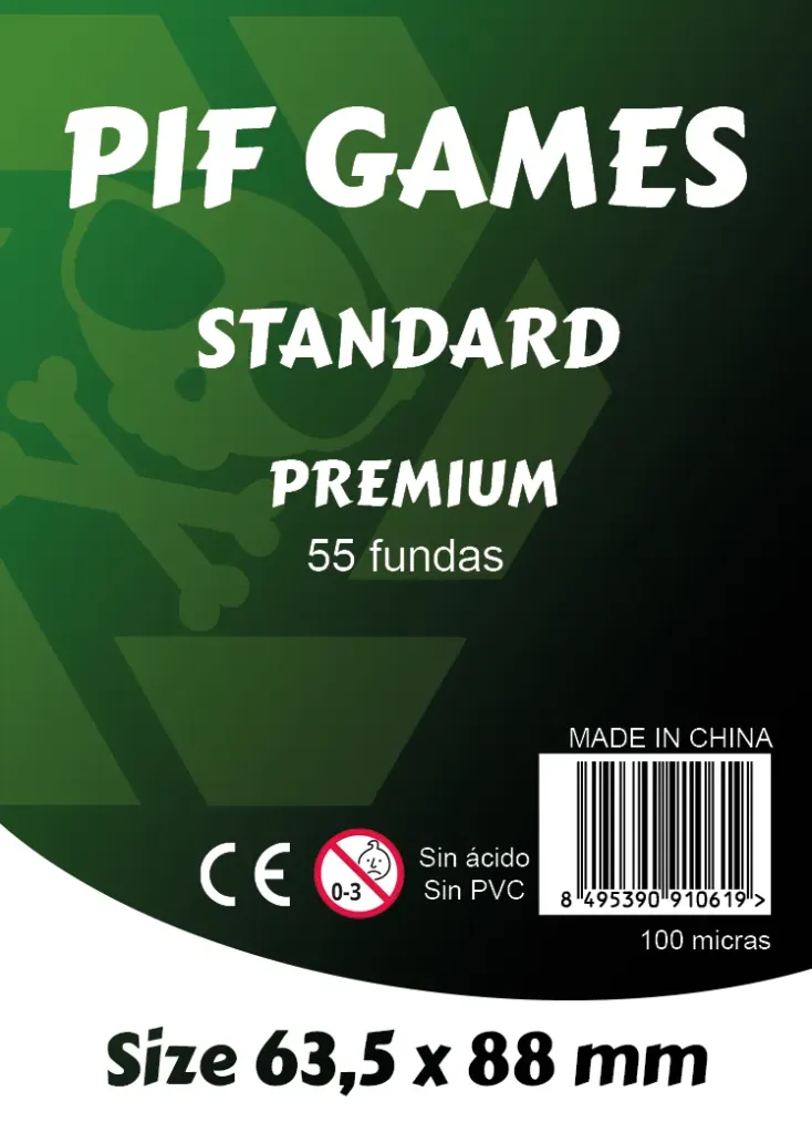 [PIF-0003] Fundas PIF Standard Premium (63,5 x 88 mm) - 55 uds.