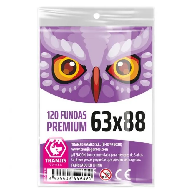 [TRG-0027] Fundas Búho Premium (63 x 88 mm) - 120 uds.